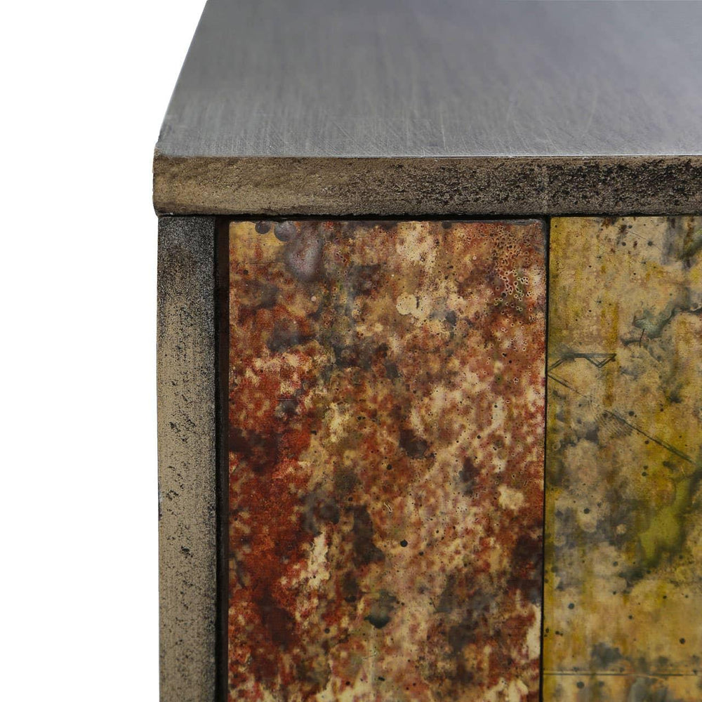 Golden Deco Console Table