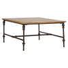 Rustic Square Wood Coffee Table