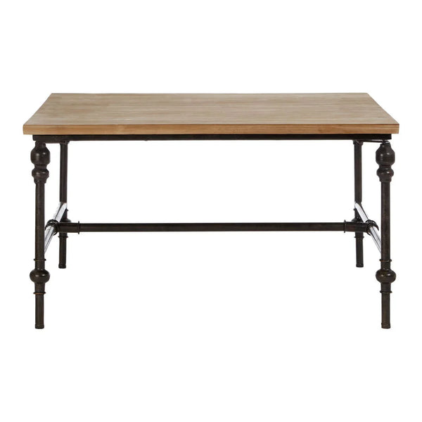 Rustic Square Wood Coffee Table