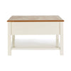 Cream Rattan Coffee Table