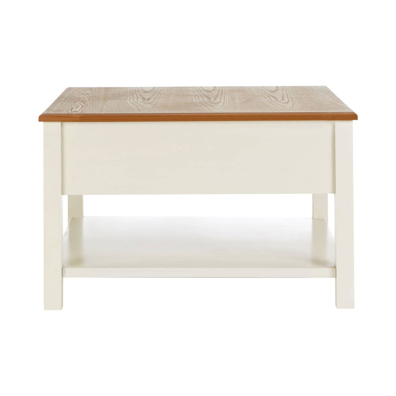 Cream Rattan Coffee Table