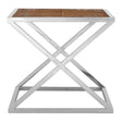 Diamond Chrome Side Table