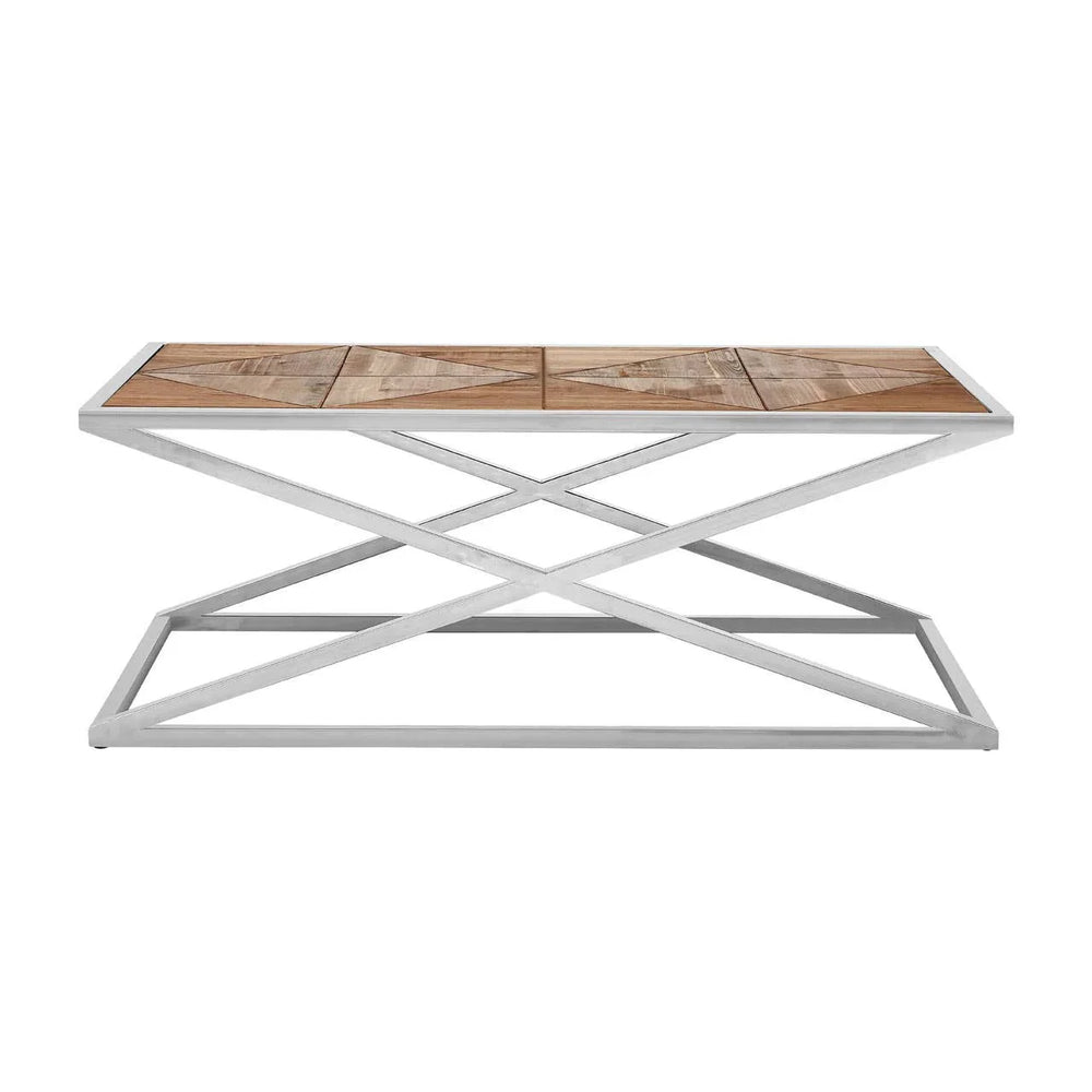 Polished Wood Coffee Table