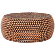 Beaded Iron Copper Coffee Table