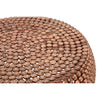 Beaded Iron Copper Coffee Table