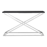 Luxury X-Frame Console Table