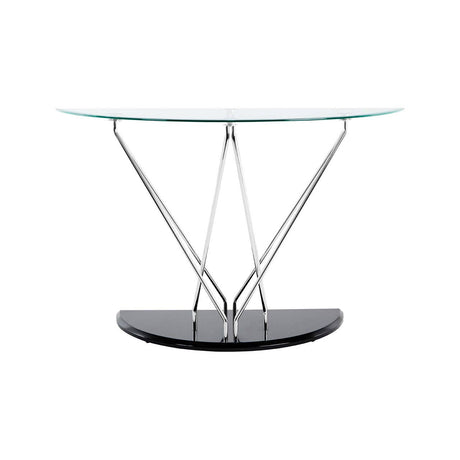 Moonbeam Chrome Console Table