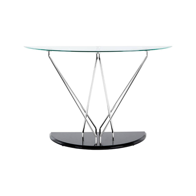 Moonbeam Chrome Console Table
