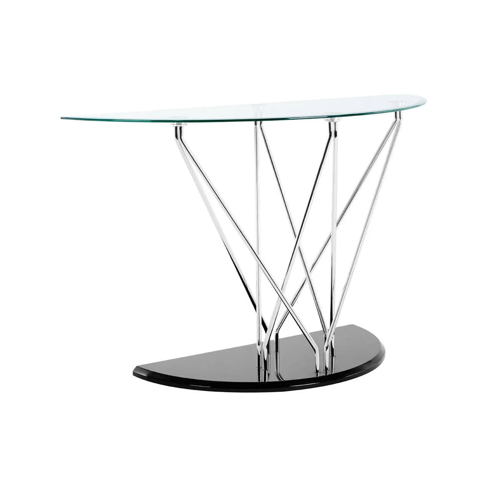 Moonbeam Chrome Console Table