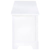 Coastal White Drawer Bench