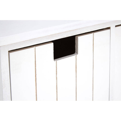 Coastal White Drawer Bench