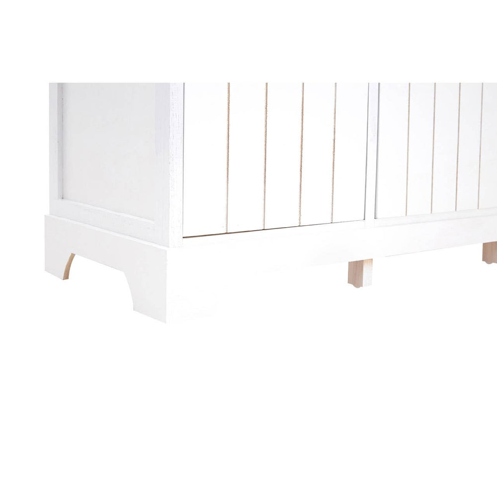Coastal White Drawer Bench