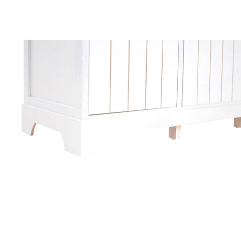Coastal White Drawer Bench