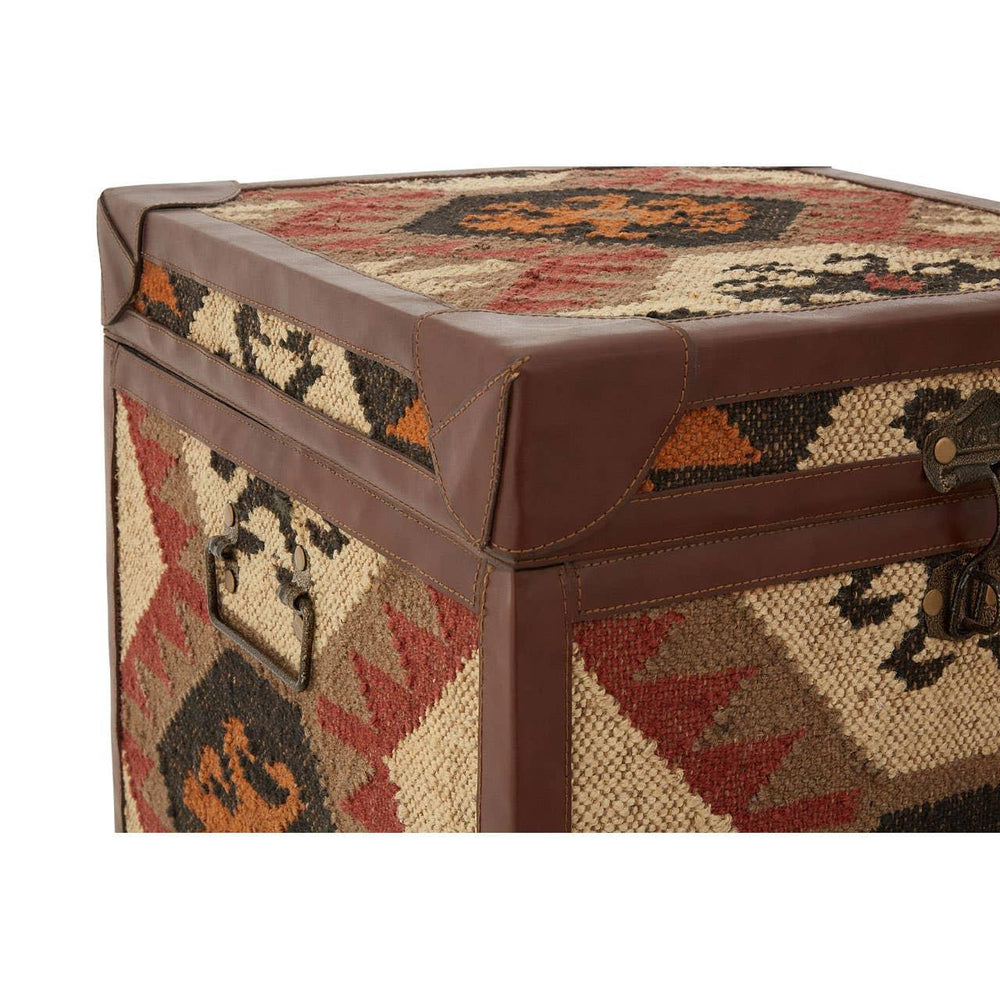 Printed Trunk Side Tables Duo