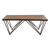Rustic Industrial Wooden Coffee Table