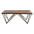 Rustic Industrial Wooden Coffee Table