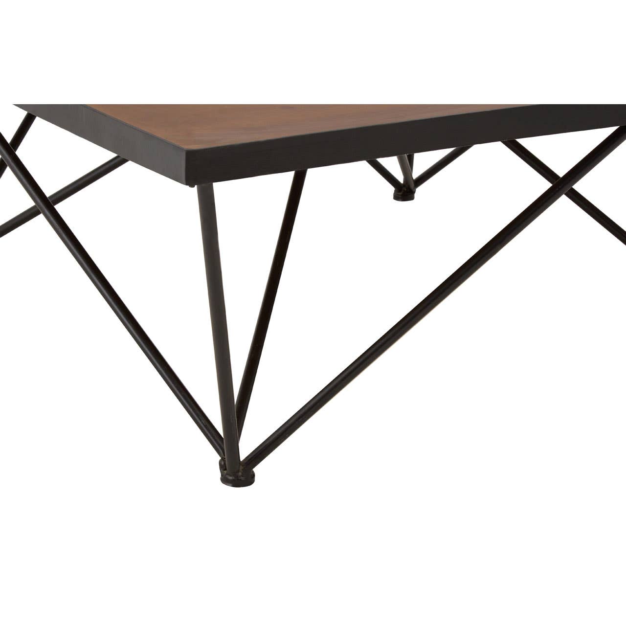 Rustic Industrial Wooden Coffee Table