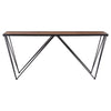 Rustic Iron Wood Console Table
