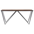 Rustic Iron Wood Console Table