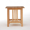 Natural Wood Square Side Table