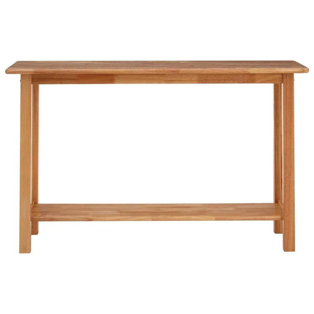 Golden Wood Console Table