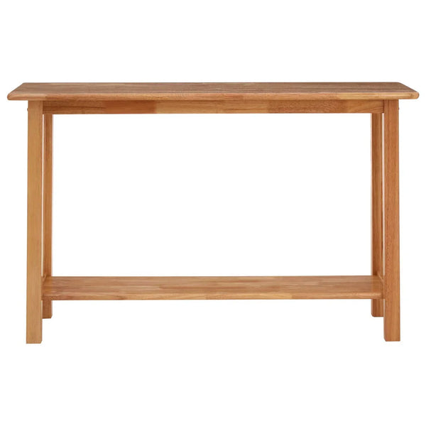 Golden Wood Console Table