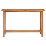 Golden Wood Console Table