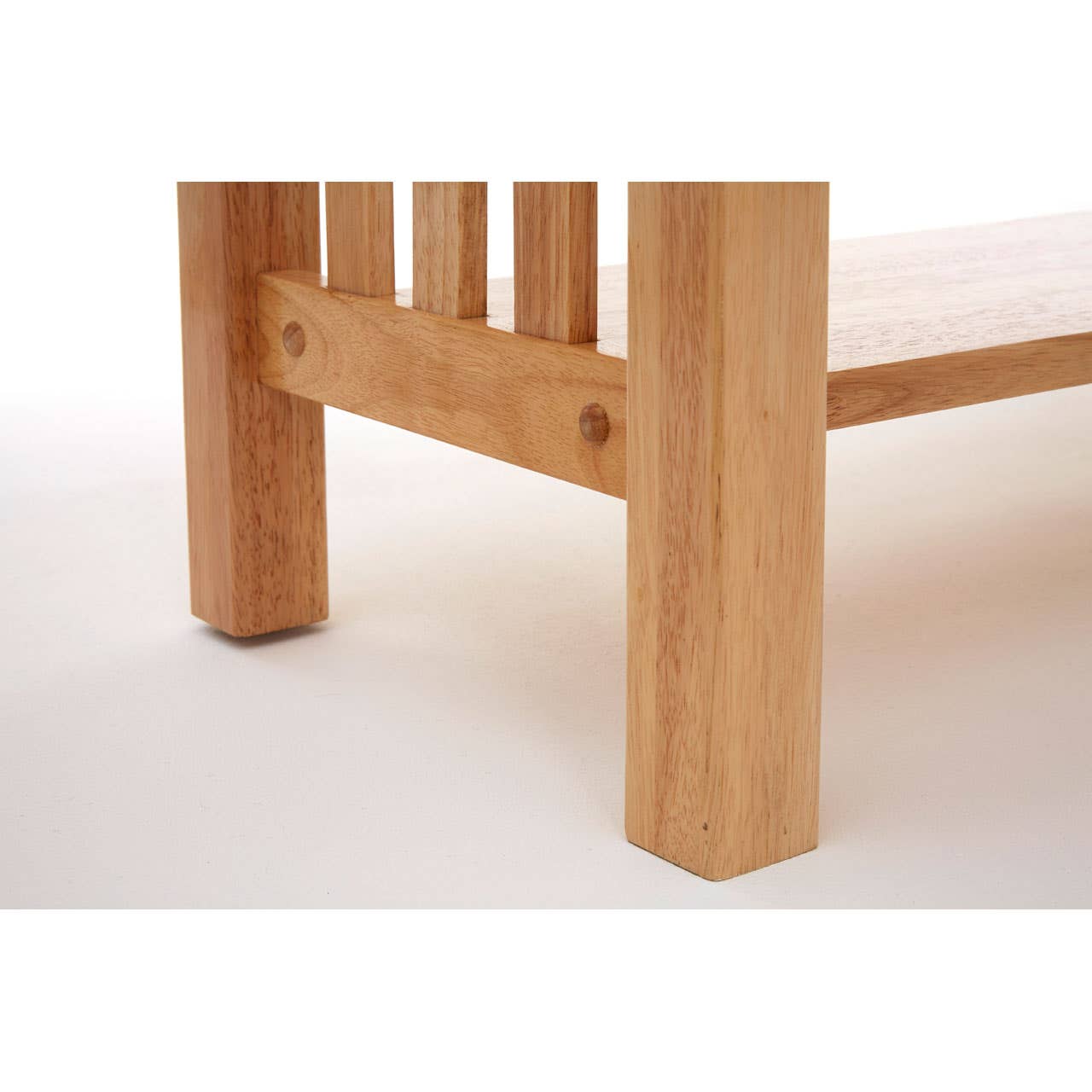 Golden Wood Console Table