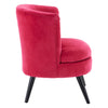 Pink Velvet Accent Chair