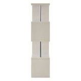 Glossy White Steel Shelf Tower