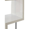Glossy White Steel Shelf Tower