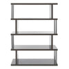 Glossy Grey Maze Shelf