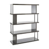 Glossy Grey Maze Shelf