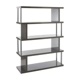 Glossy Grey Maze Shelf