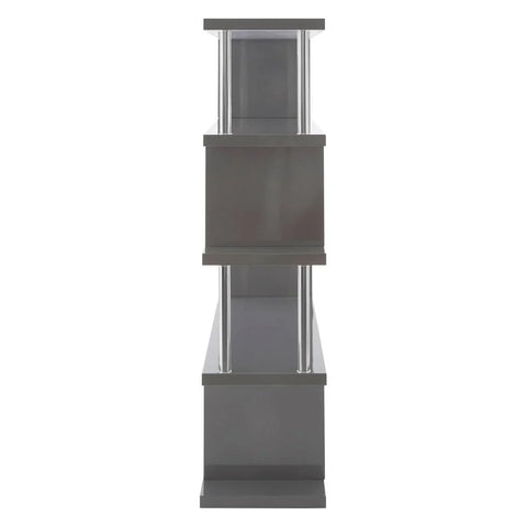 Glossy Grey Maze Shelf