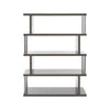 Glossy Grey Maze Shelf