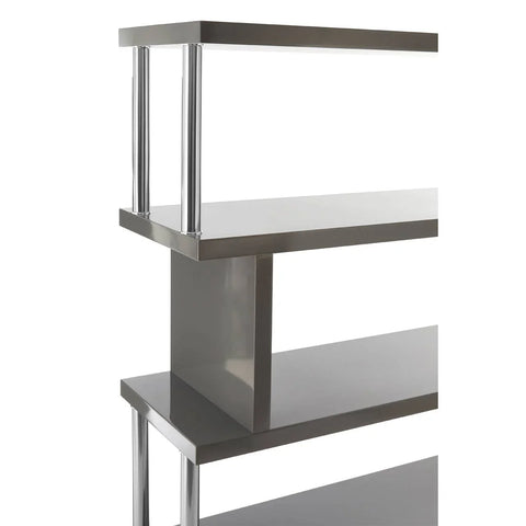 Glossy Grey Maze Shelf