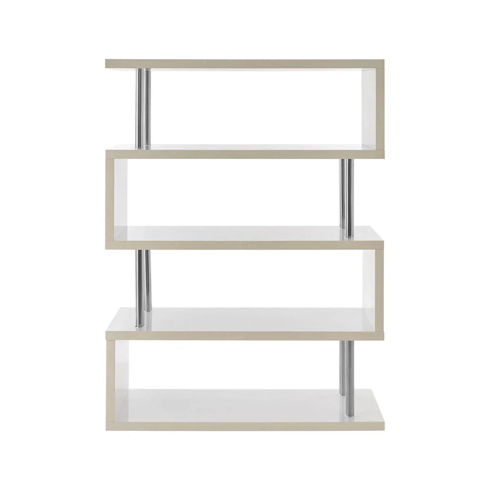 Glossy White Maze Shelf