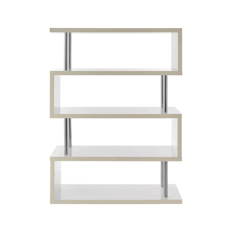 Glossy White Maze Shelf