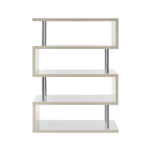 Glossy White Maze Shelf