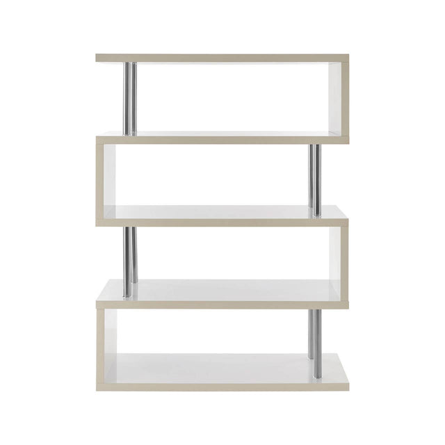 Glossy White Maze Shelf