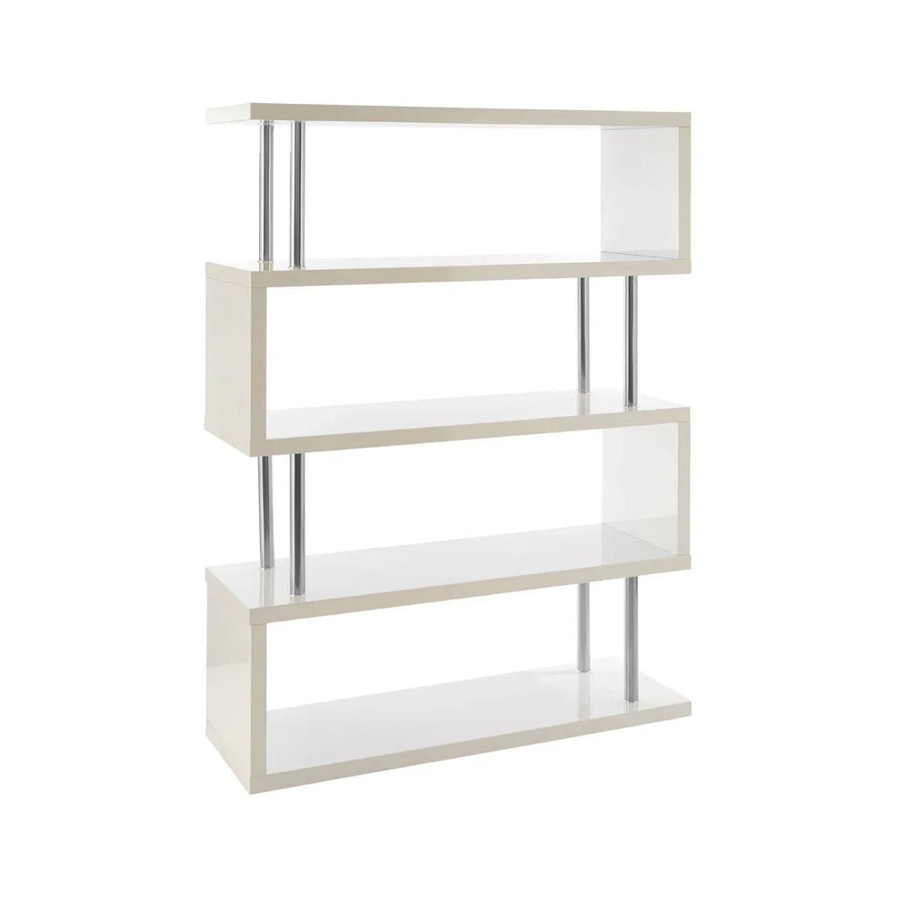 Glossy White Maze Shelf
