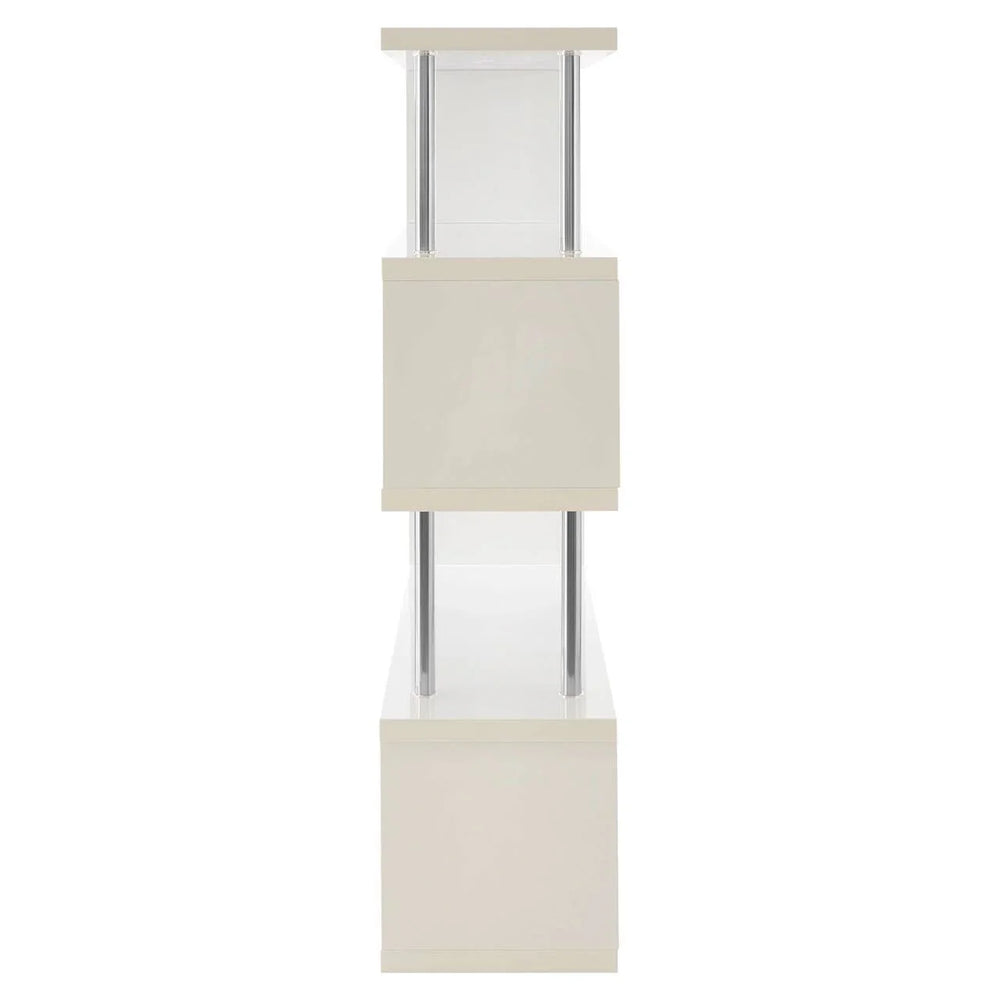 Glossy White Maze Shelf