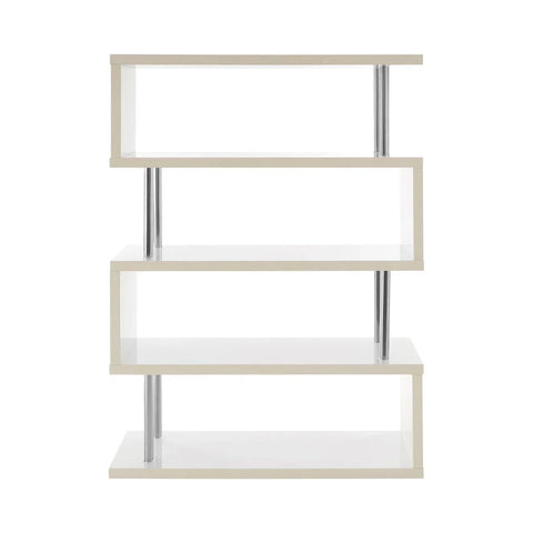 Glossy White Maze Shelf