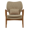 Beige Birch Lounge Chair