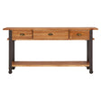 Industrial Chic 3 Drawer Table