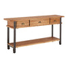 Industrial Chic 3 Drawer Table