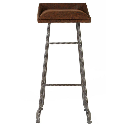 Rustic Industrial Bar Stool