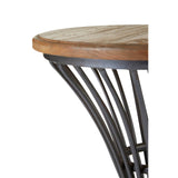 Rustic Metal Bar Stool