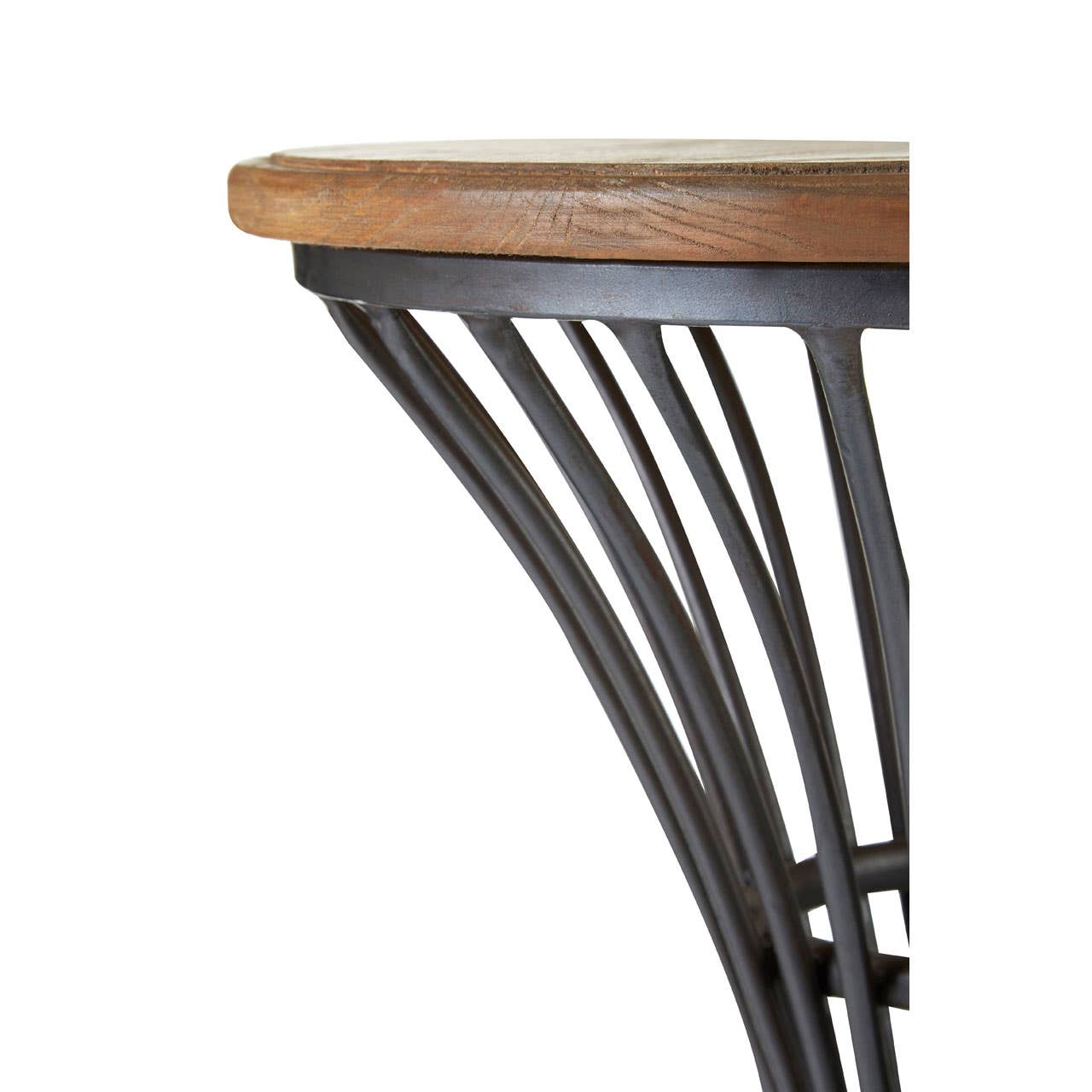 Rustic Metal Bar Stool